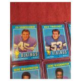 (6) 1971 Topps Vikings Cards