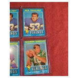 (6) 1971 Topps Vikings Cards