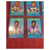 (6) 1971 Topps Vikings Cards