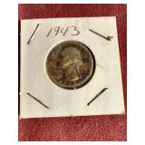 1943 90% Silver Quarter