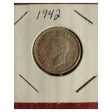 (2) Canadian Silver Quarters