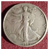 1945 Walking Liberty Half Dollar