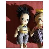 (2) Vintage Ethnic Cloth Dolls