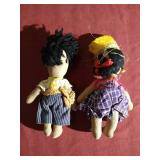 (2) Vintage Ethnic Cloth Dolls