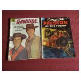(2) Vintage 10c Dell Comics - Clint Eastwood!