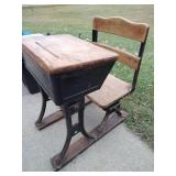 Vintage School Desk