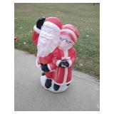 Vintage Santa Blow Mold