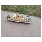 Large Vintage U.S. Coast Guard Plastic Ship