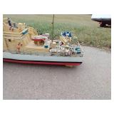 Large Vintage U.S. Coast Guard Plastic Ship