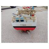 Large Vintage U.S. Coast Guard Plastic Ship