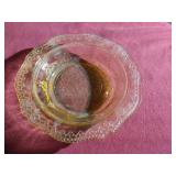 (3) Pretty Yellow Vintage Glass Dishes