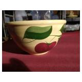 Vintage Watt Pottery Bowl - Marked Edinburg Farmers Elevator 1958