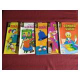 (13) Vintage Gold Key Donald Duck Comics