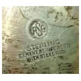 (2) Sterling Steel Weighted Candlestick Holders