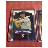 (2) Mickey Mantle Refractor Insert Cards