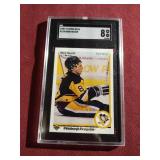 1990-91 Upper Deck Mark Recchi Rookie Card - SGC 8