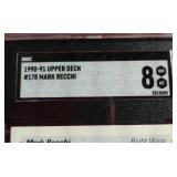 1990-91 Upper Deck Mark Recchi Rookie Card - SGC 8