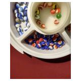 Tray of Marbles