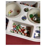 Tray of Marbles