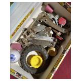 Cigar Box With Misc Items