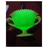 Awesome Uranium Glass Dish