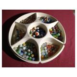 Large Tray of Marbles