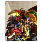 Tray Full of Miscellaneous Small Vintage Toys