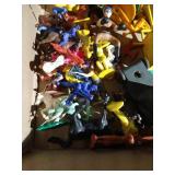 Tray Full of Miscellaneous Small Vintage Toys