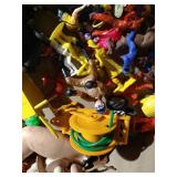 Tray Full of Miscellaneous Small Vintage Toys