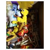 Tray Full of Miscellaneous Small Vintage Toys