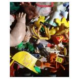 Tray Full of Miscellaneous Small Vintage Toys