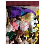 Tray Full of Miscellaneous Small Vintage Toys