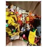 Tray Full of Miscellaneous Small Vintage Toys