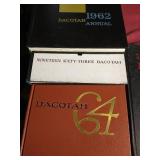 (7) Vintage UND Dacotah Yearbooks - 50s, 60s & 1970