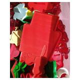 Tote Full of Vintage Cookie Cutters - Christmas, Animals, Etc