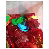 Tote Full of Vintage Cookie Cutters - Christmas, Animals, Etc