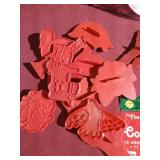 Vintage 1978 "12 Days of Christmas" Cookie Cutters