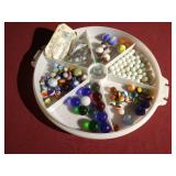 Large Tray of Marbles