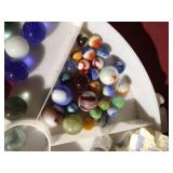Large Tray of Marbles