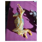 Oddball Action Figure & Figurine Lot - Vintage Syroco Hungry Horse, Etc-