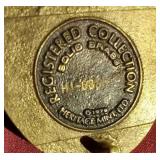 1979 Brass North Dakota Belt Buckle