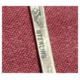 (2) Small Sterling Silver Pieces