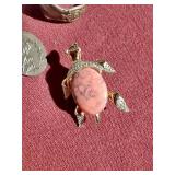 Small Decorative Box With Variety of Jewelry Pieces