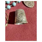 Small Decorative Box With Variety of Jewelry Pieces