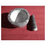 Heavy Marble Mortar & Pestle