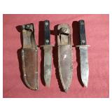 (2) Vintage Fixed Blade Knives