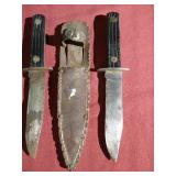 (2) Vintage Fixed Blade Knives