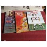 Sports Lot - Vintage Twins Yearbooks & 1990s Athlete Sketches