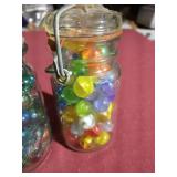 (2) Jars of Marbles