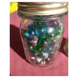 (2) Jars of Marbles
